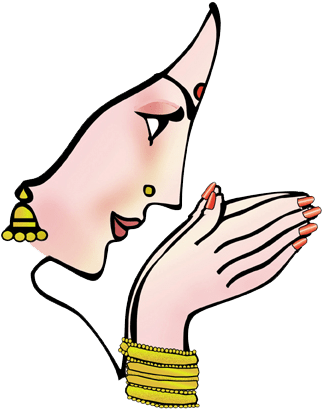 Namaste Hands Clipart Png 5 Station - Namaste Png (333x417), Png Download