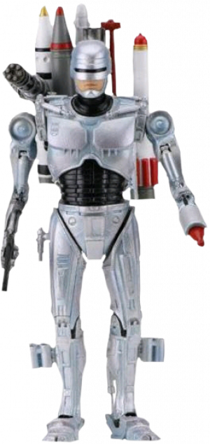 Robocop Vs The Terminator - Neca Robocop Vs Terminator Future Robocop (300x634), Png Download