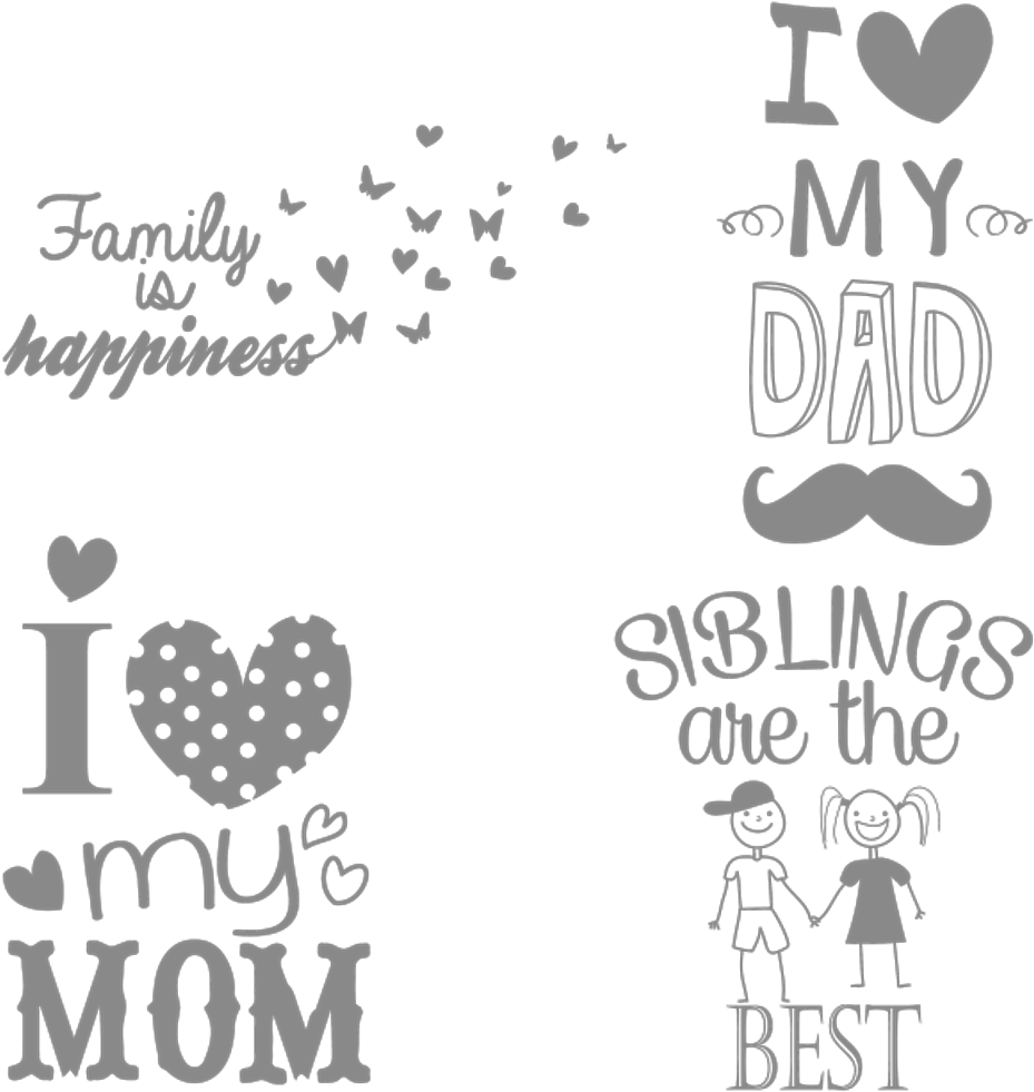 Use These Sample Images From The Family Quotes Clipart - Png Quotes For Picsart (1024x1024), Png Download