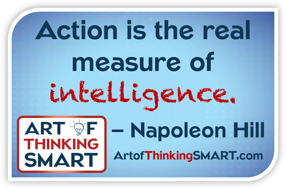 Napoleon Hill Action Quote - Motivation (1024x684), Png Download