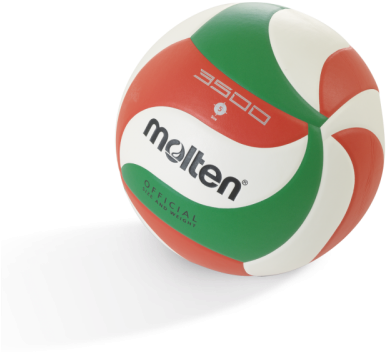 Volleyball Molten V5m3500, Size - Bola De Volleyball Png Transparent (500x500), Png Download