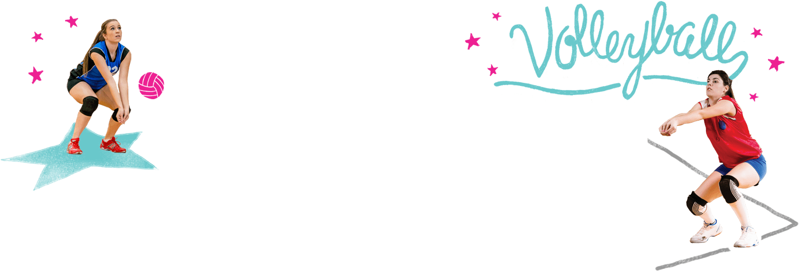 Volleyball Event - Volleyball Class - Child (1599x582), Png Download