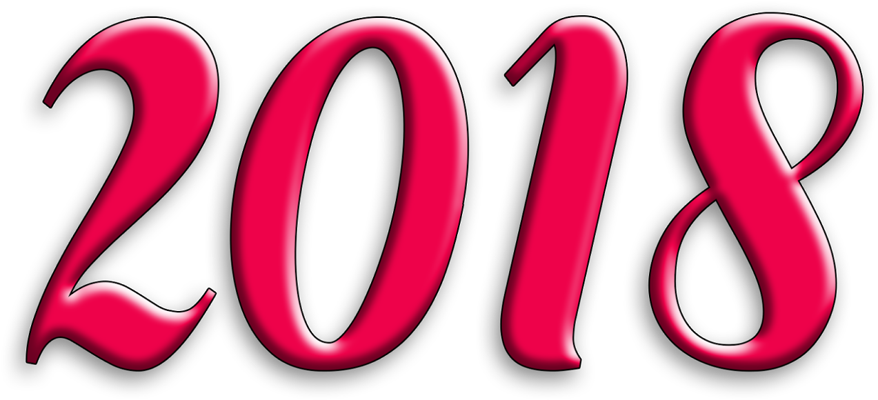 Happy New Year 2018 Free Download Wallpapers Png - New Year (1600x914), Png Download