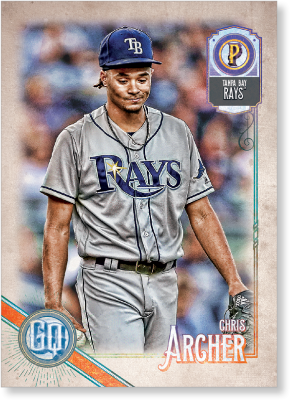 Chris Archer 2018 Topps Gypsy Queen (1440x975), Png Download