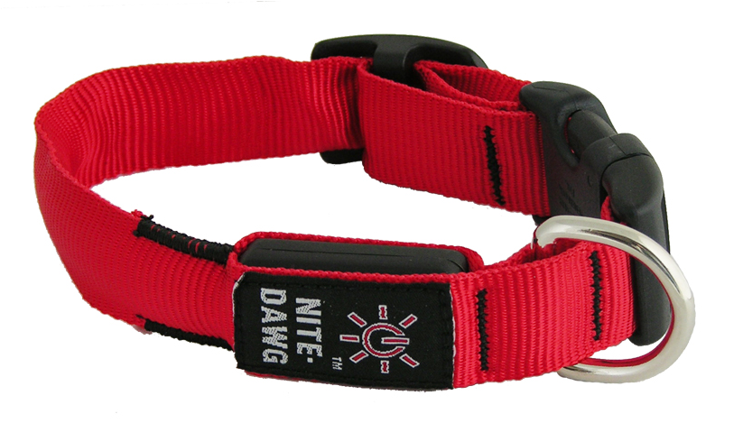 Nite Ize Nite Dawg Led Collar - Catalog Collar Dog Png (822x822), Png Download