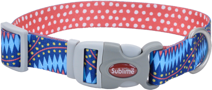 Coastal Pet Products Blue Diamond Dots Sublime Adjustable - Coastal Pet Products 23921bdd Adjustable Dog Collar, (700x700), Png Download