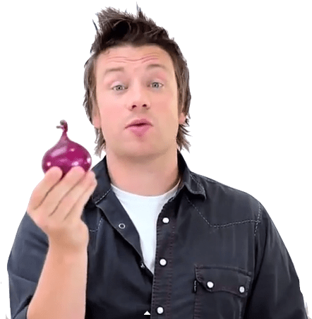 Jamie Oliver Holding Onion Png - Sebastiano Barisoni (606x455), Png Download