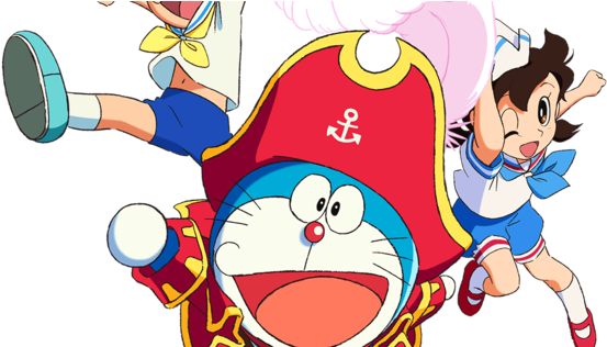 Doraemon And The Island Treasure (600x315), Png Download