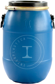 40l Full Open Top Drum - Water Bottle (500x500), Png Download
