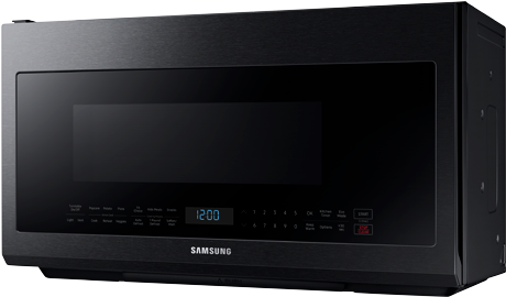 Samsung Microwave Oven With Fan - Led-backlit Lcd Display (519x804), Png Download