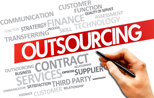 Entrepreneurial Businesses Often Reach A Point Where - E Commerce And Outsourcing (700x400), Png Download