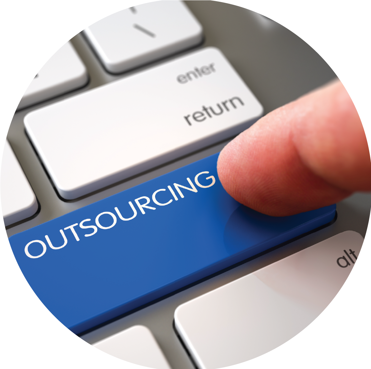Outsourcing Png (1250x1250), Png Download