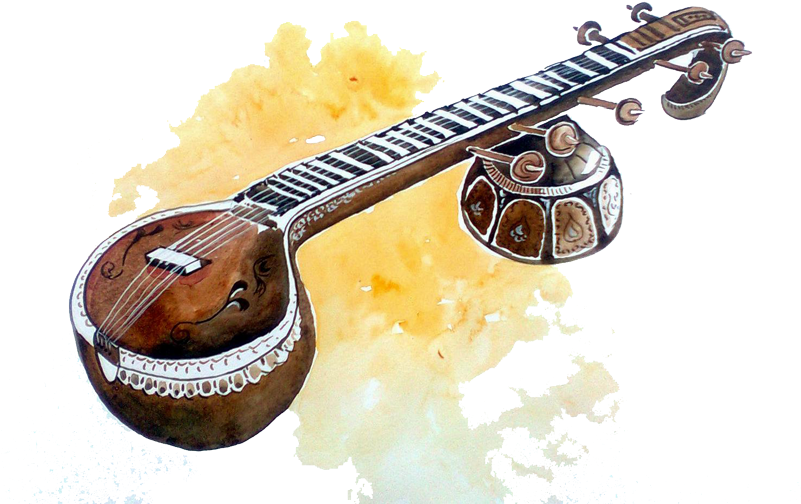 Veena Png Pluspng - Andhra Pradesh Musical Instruments (800x566), Png Download