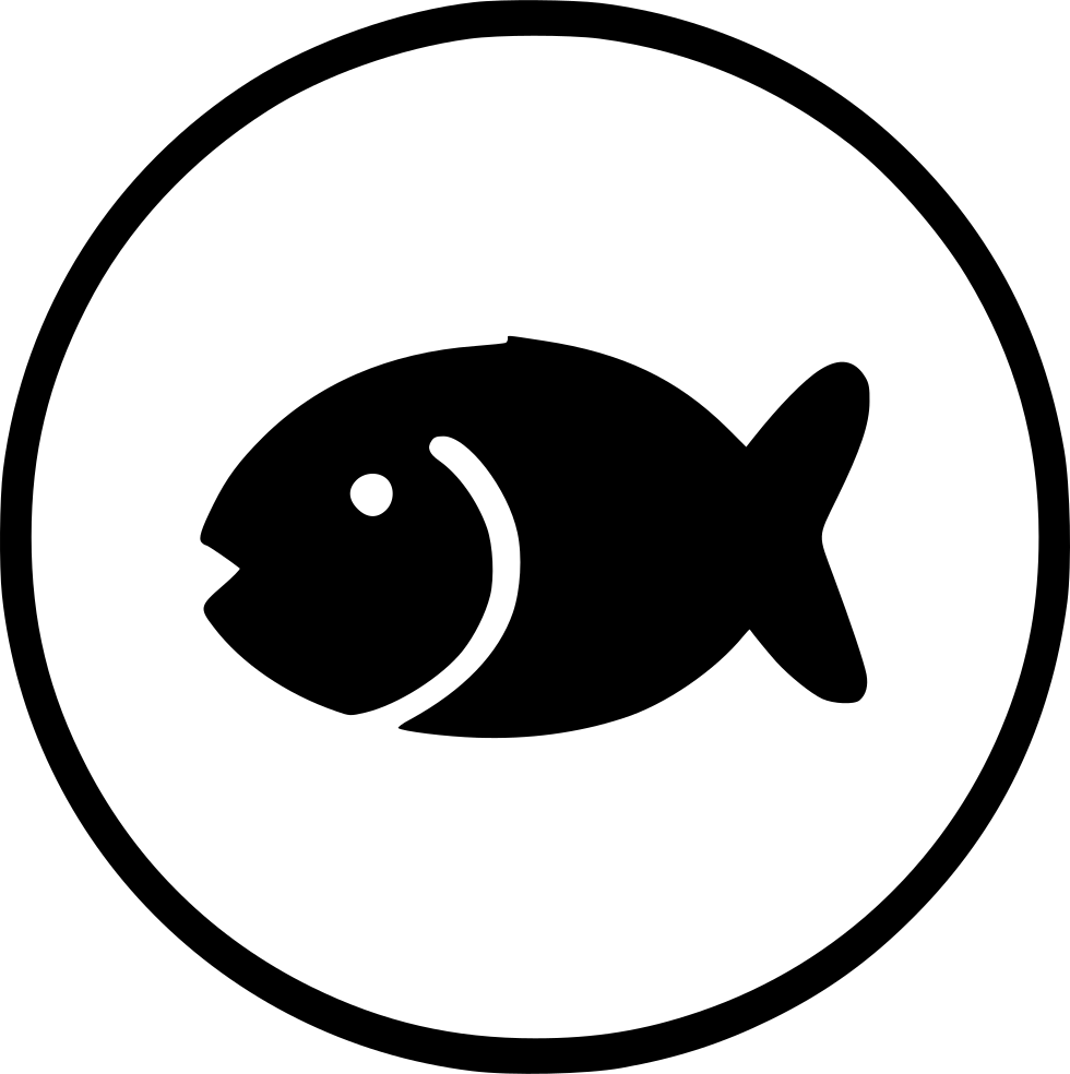 Kitchen Fish Animal Dinner Restaurant Sea Comments - Peace Symbol (980x984), Png Download