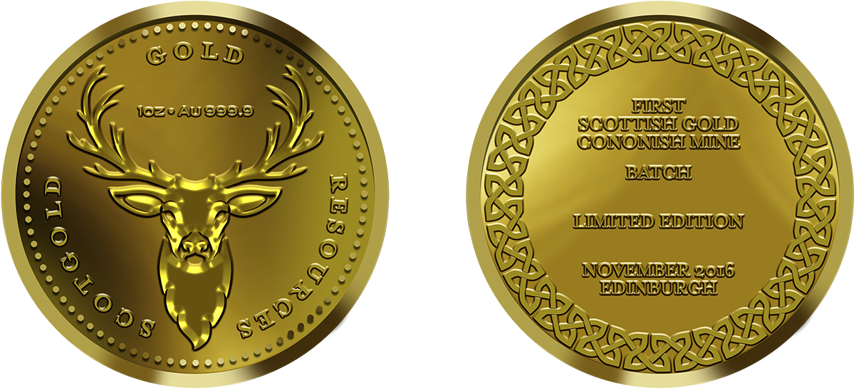 Coronish Gold Coin - Scottish Gold Mines (1299x660), Png Download