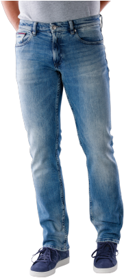 Tommy Jeans Clean Denim Shirt Light Indigo (309x412), Png Download