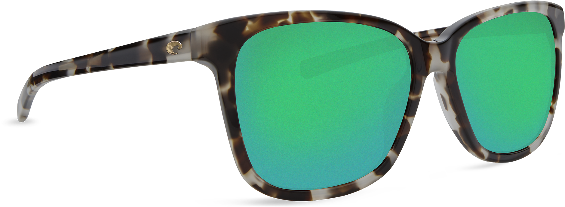 Costa Del Mar May Sunglasses In Shiny Tiger Cowrie, - Sunglasses (2000x1000), Png Download