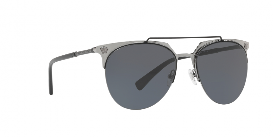 Due - Versace Glasses With Model (920x575), Png Download