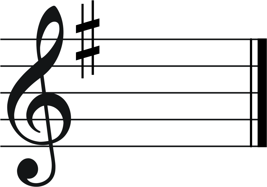 Carnatic Music, Swaras-1 - G Major Key Signature (1024x1024), Png Download