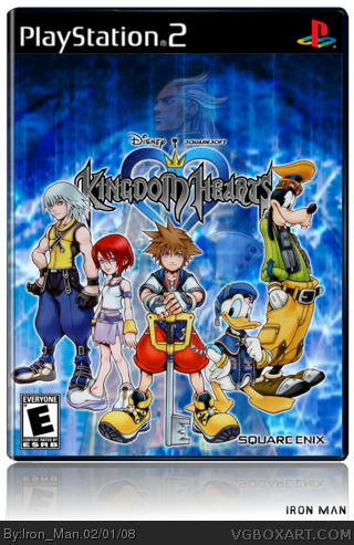 Kingdom Hearts Box Art Cover - Kingdom Hearts Wallscroll (320x493), Png Download