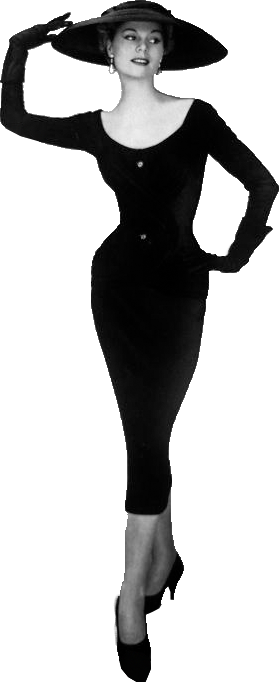 People Cutout, Cut Out People, People Png, Render People, - 50s Fashion Pencil Dresses (279x682), Png Download