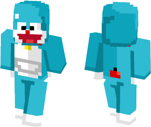 Doraemon - Flash Reverso New 52 Skin Minecraft (584x497), Png Download