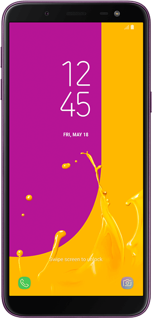 Samsung Galaxy J6 32 Gb Purple Front - Samsung Galaxy J8 2018 Purple (710x710), Png Download