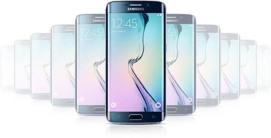 Tachyon Helps You Deploy Samsung Android Smartphones - Samsung Galaxy S6 Edge 32 Gb Zwart Mobiele Telefoon (891x456), Png Download