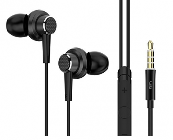 Earphone Uiisii Metal Silver - Dokkanafkar.com (565x565), Png Download