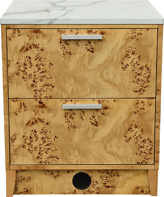 Casegoods Nightstands - Nightstand (602x709), Png Download