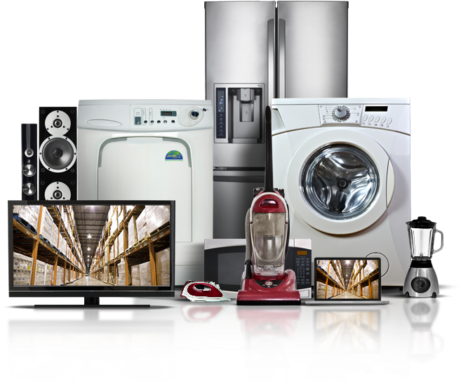 Dominion Warehousing & Distribution - Home Appliances Images Png (874x568), Png Download