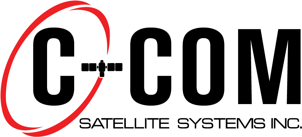 C Com Logo Colour - C Com Satellite Systems Inc (1054x513), Png Download