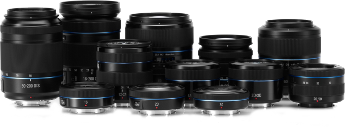 Interchangeable Lens - Camera Lens (680x251), Png Download