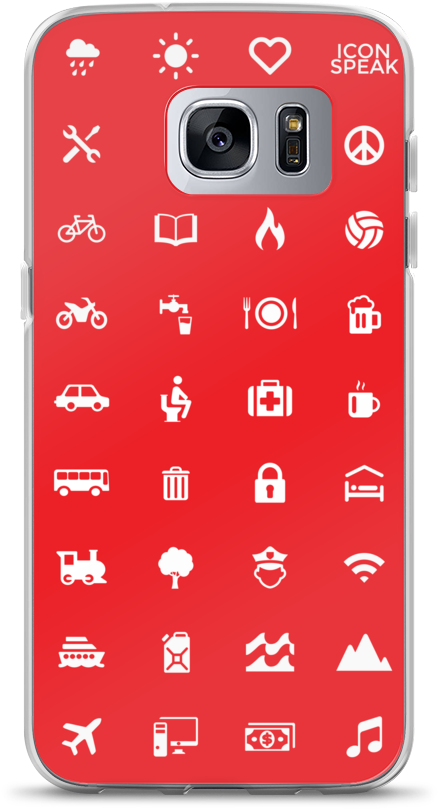 Iconspeak World Edition Samsung Phone Cases - Smartphone (1000x1000), Png Download