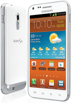 Samsung Phone Png On Picterest - Samsung Galaxy S Ii - 16 Gb - White - Boost Mobile (481x336), Png Download