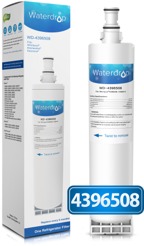 Whirlpool 4396508 Compatible Refrigerator Water Filter - Waterdrop 4396508 Replacement For Whirlpool 4396508, (500x500), Png Download