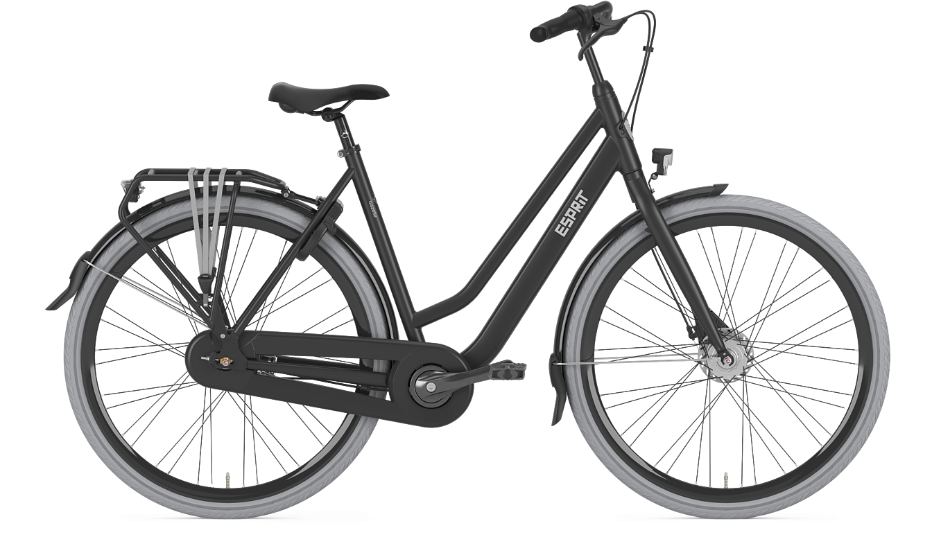 Gazelle Esprit C7 Blackmatte Ladies Bike Png - Gazelle 2017 (1500x1061), Png Download