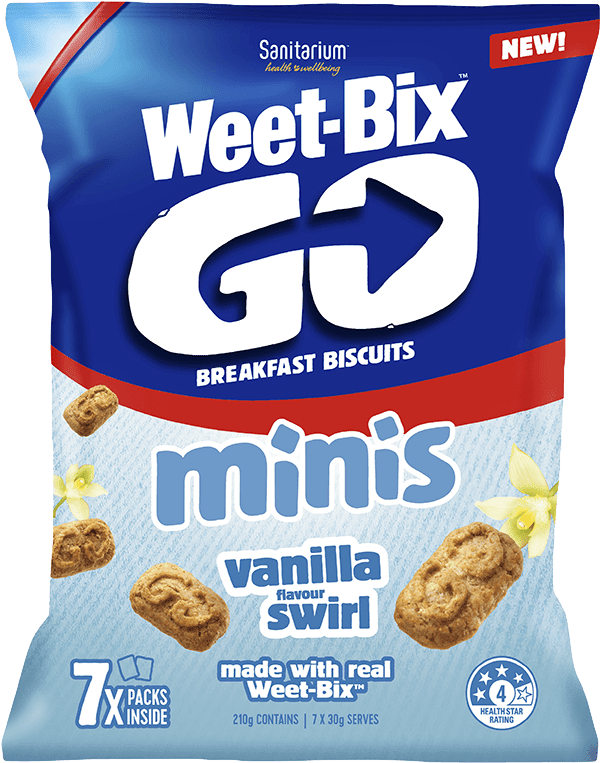 Weet Bix Go Minis (1200x1000), Png Download