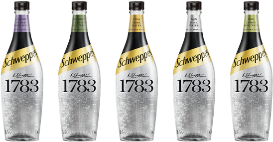 Schweppes 1783 600ml Lineup Hires - Tonic Water (598x336), Png Download