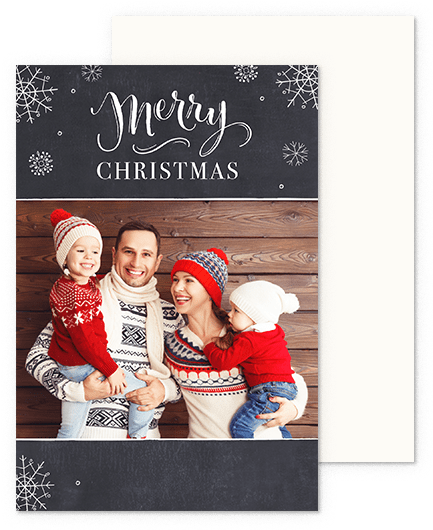 Ccf1-107 - Brilliant Season - 5x7 Personalized Christmas Card, (600x600), Png Download