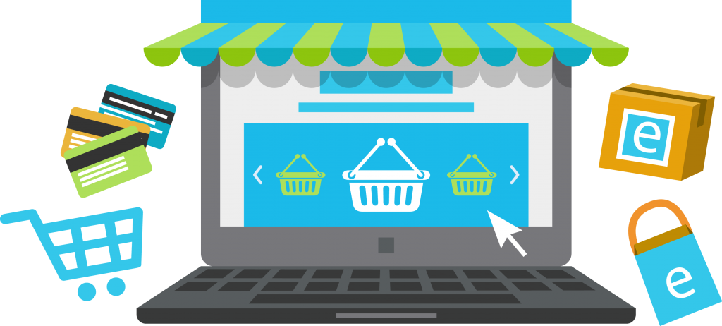 Ecommerce Juntoz - Online Business Clipart (1024x462), Png Download