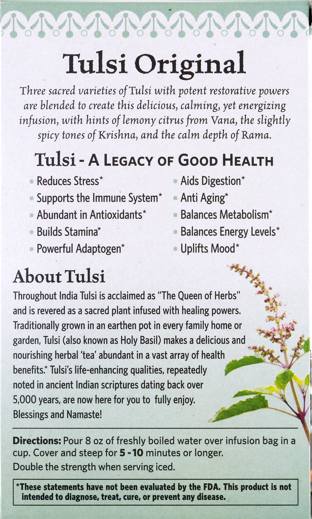 Organic India Tulsi Holy Basil Herbal Supplement Infusion - Organic India Tulsi Sleep - 18 Tea Bags (1800x1800), Png Download