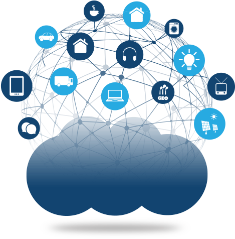 Cloud-contact - Cloud Computing (600x500), Png Download