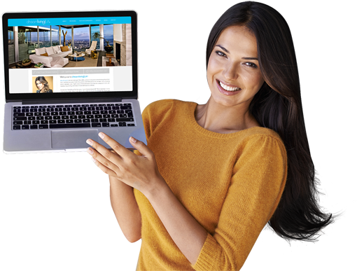 Real Estate Virtual Assistants - Woman With Laptop Transparent (600x400), Png Download