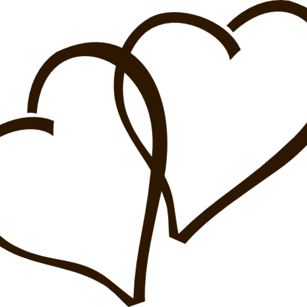 Wedding Summer Hatenylo Com Deep Brown Hearts - Double Heart Icon Png (1024x1024), Png Download