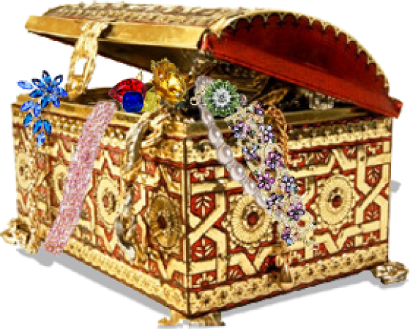 Best Gold Jewelry Box Photos 2017 Blue Maize - Blue Blood Chronicles The Ancient Reign: Blue Blood (580x466), Png Download