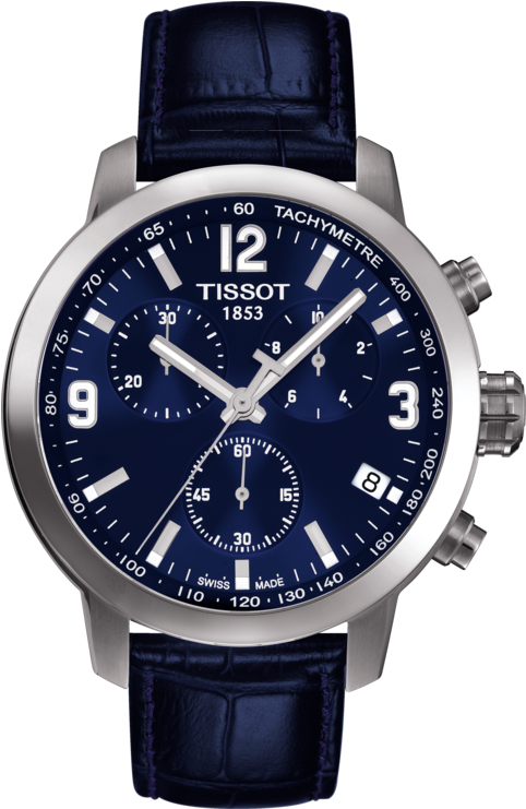 Tissot Prc 200 Chronograph - Tissot Prc 200 Chronograph Blue (555x840), Png Download