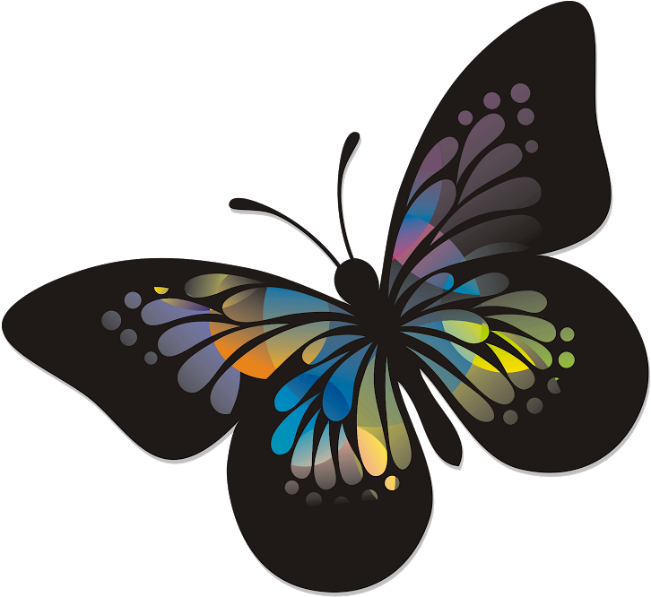 Butterflies°• - ‿✿ - Suitcase (800x698), Png Download