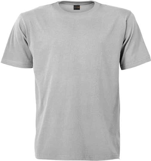 180g Cotton Crew Neck T-shirt - Plain Beige T Shirt (590x590), Png Download