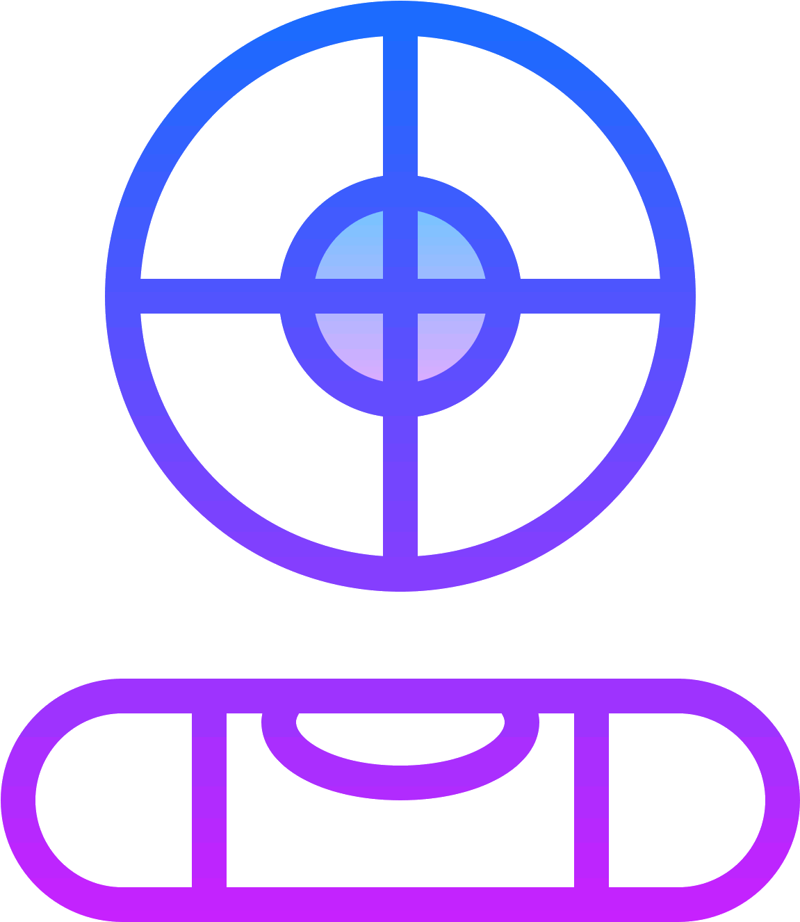 Bubble Level Icon - Solar System Symbols Earth (1600x1600), Png Download